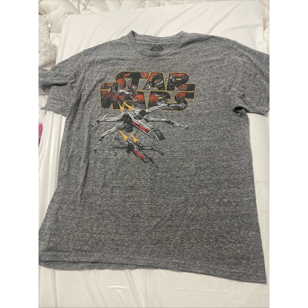 Starwars T-Shirt Men's Size Large Fits Gray Return Of The Jedi